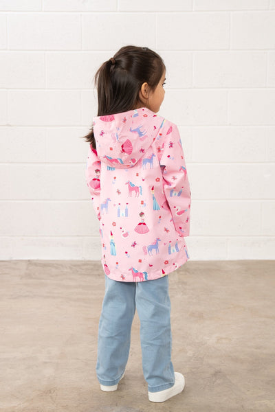 girls  waterproof pink jacket