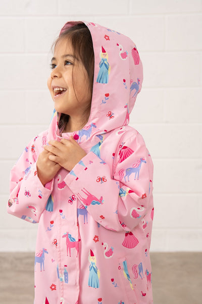 girls  waterproof pink jacket