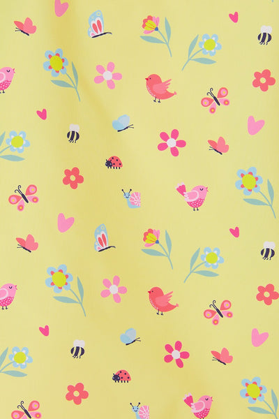 girls  yellow  waterproof  jackets