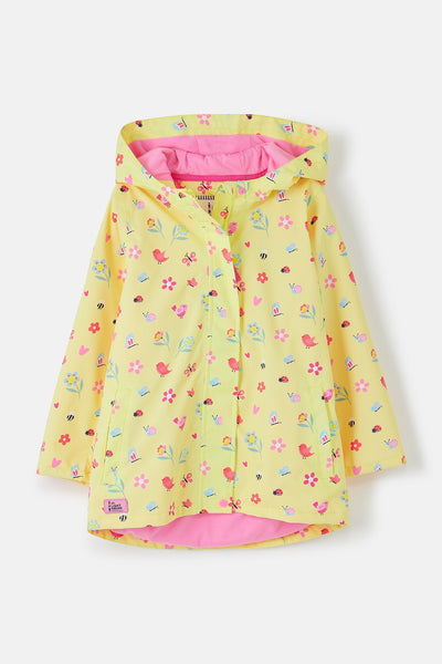 girls  yellow  waterproof  jackets