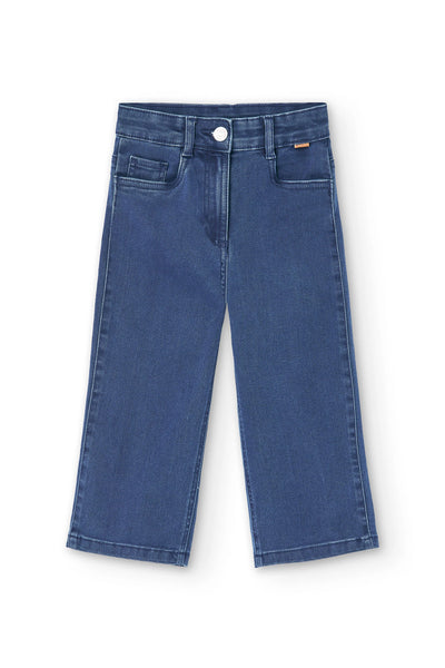 Boboli Girl's Flared Jeans 490542 Blue