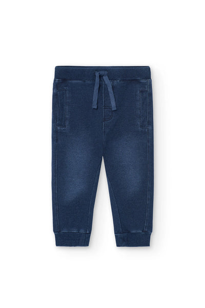 Boboli Boy's Denim Pants Blue