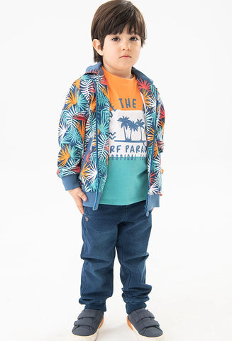 Boboli Boy's Denim Pants Blue