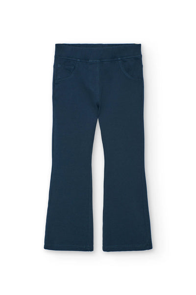 Boboli Girl's Stretch Pants 492005 Indigo