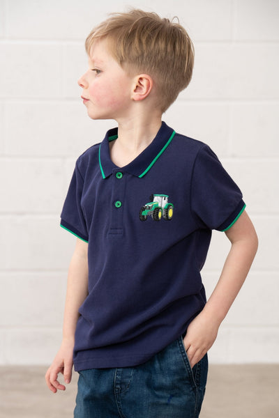 Little Lighthouse Pier Short Sleeve - Green Tractor