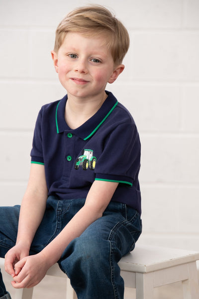 Little Lighthouse Pier Short Sleeve - Green Tractor