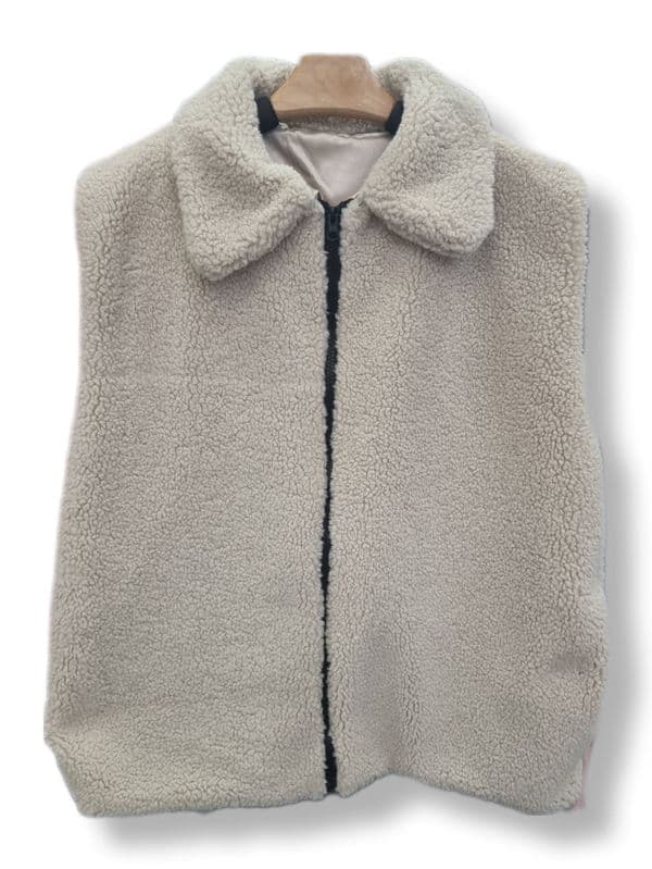 Ladies Teddy Fur One Size Gilet