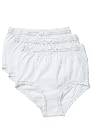 Marlon Evelyn 100% Cotton Maxi Briefs 3 Pack White