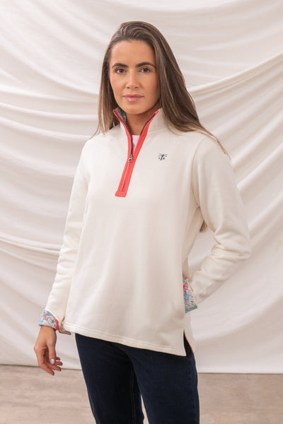 Lighthouse Ladies Shore Sweatshirt - Coconut