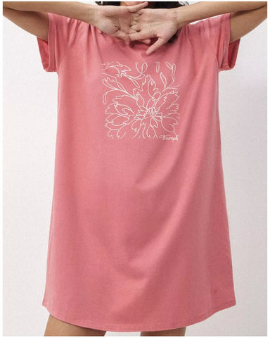 Triumph  Ladies Short Sleeved Nightdress 100% cotton 10222566 Salsa
