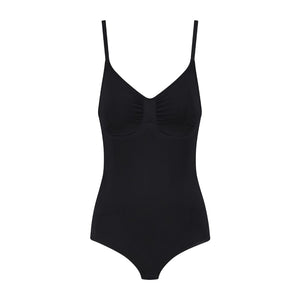 ByeBra Soft Touch Seamless Bodysuit Ultra Low Back Black