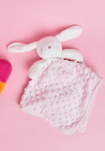 Rock A Bye Baby Bubble Bunny Comforter Blue & Pink
