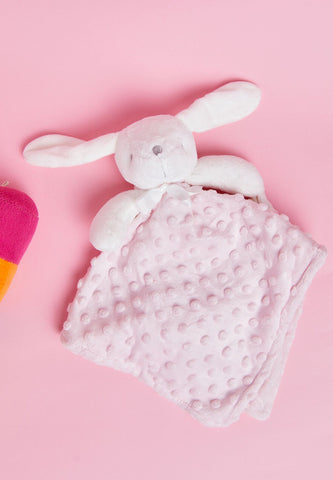 Rock A Bye Baby Bubble Bunny Comforter Blue & Pink