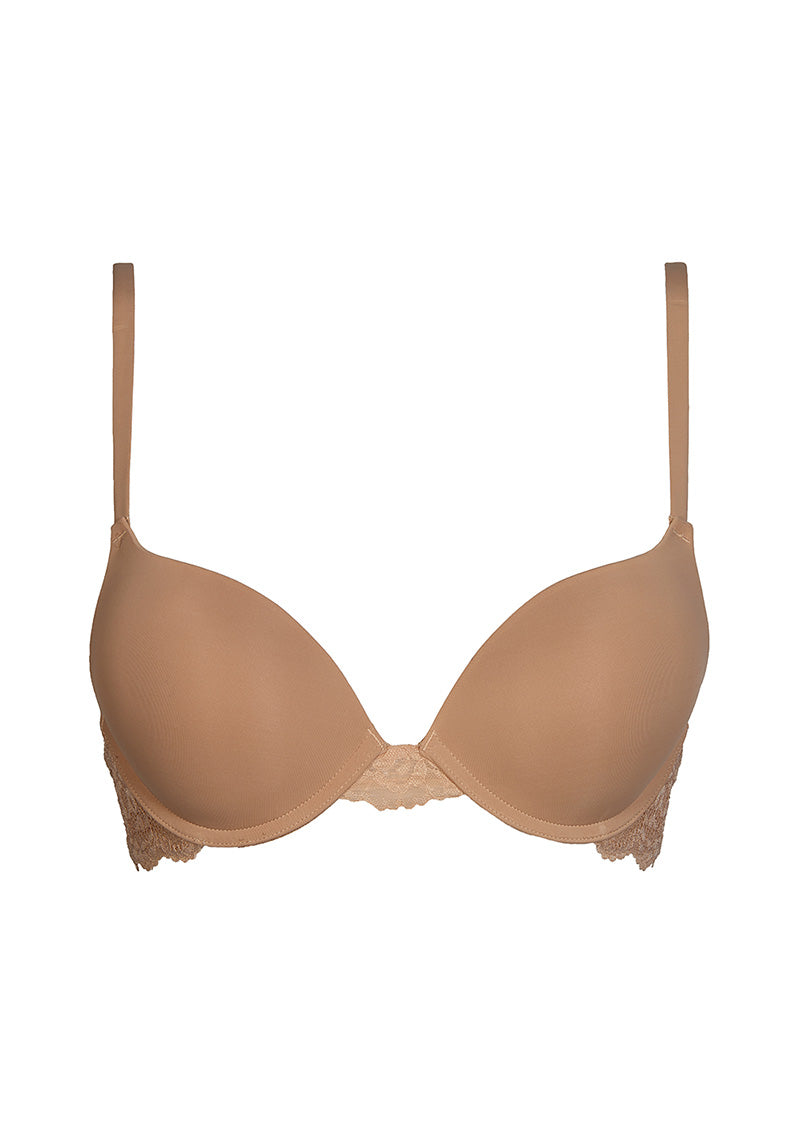 AFTER EDEN  SAM LACE TWO WAY BOOST BRA SKIN 10.07.7001