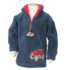 Boys Red Tractor fleece Style 1343 with tractor keyring