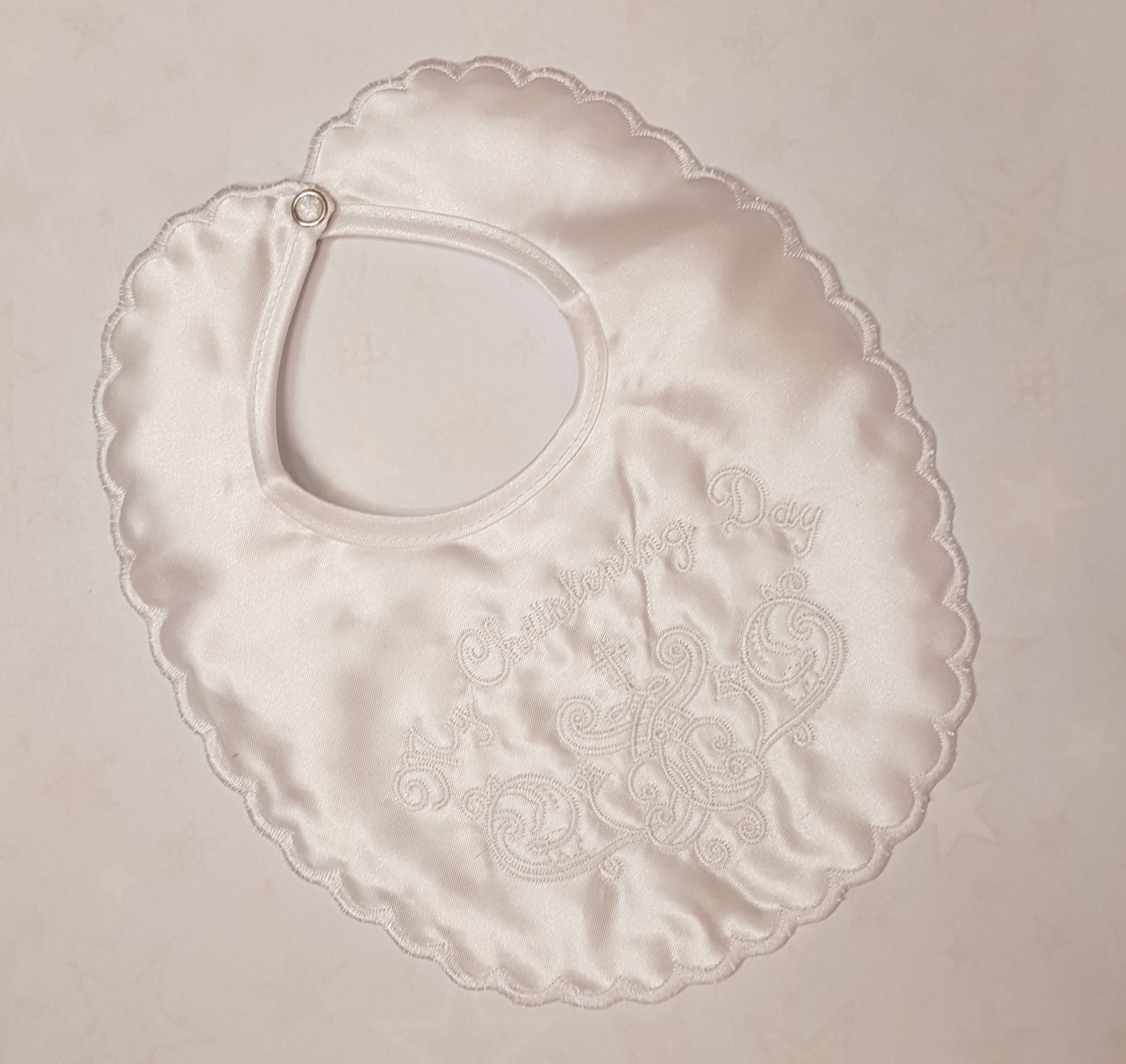 christening bib