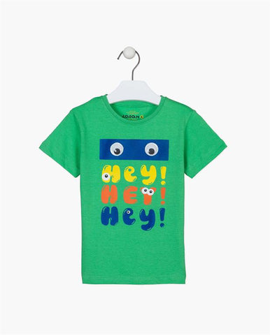 Losan Boys Print TShirt 316-1022AL Green
