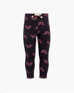 Losan Girls Print Leggings 316-6003AL Charcoal Grey