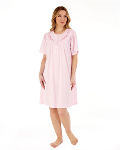 Slenderella 38" Solid Colour Jersey Nightdress ND88115