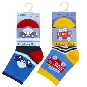 Baby Boy 3 pack Socks 44b916