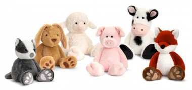 18CM Keel Toys `Love to Hug Farm` Sheep