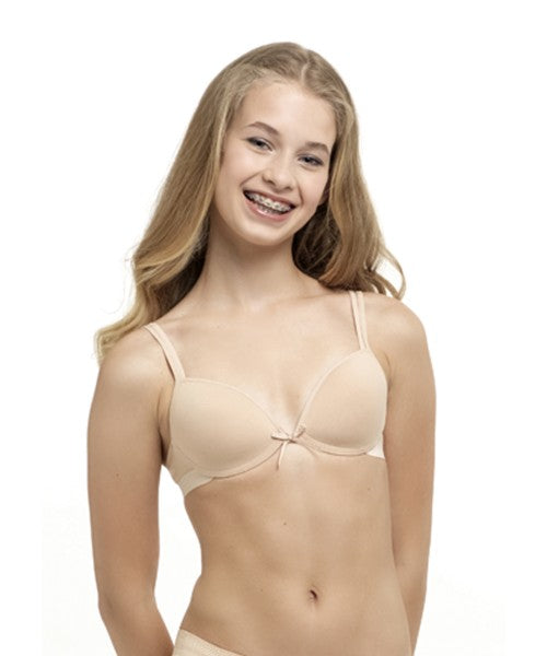 Boobs and Bloomers Anny Lightly Padded Wire-Free Girl's Bra 7.0040 Skin