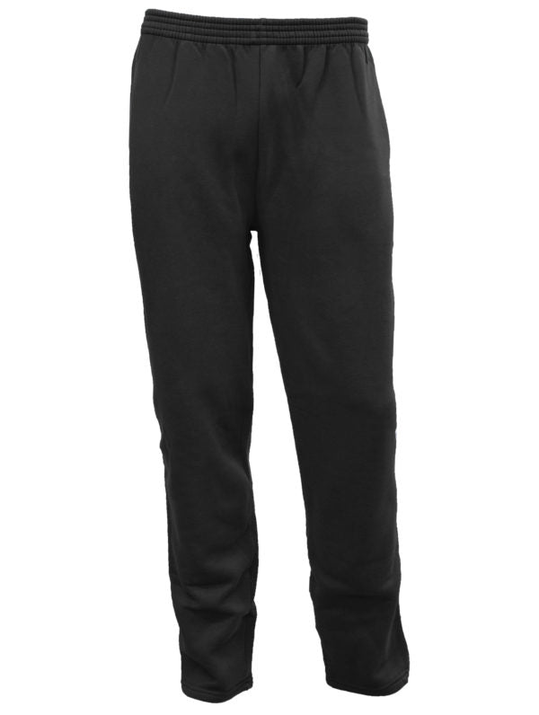 school black straight leg tracksuit bottoms
