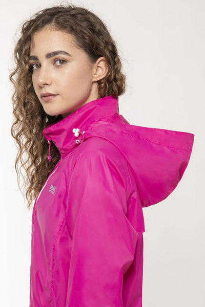 Adults Mac  in A Sac Waterproof Packaway Jacket - Pink