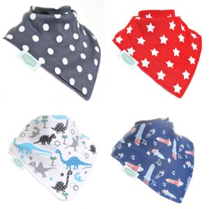 Baby boy Dino and Stars 4 Pack Sock Set