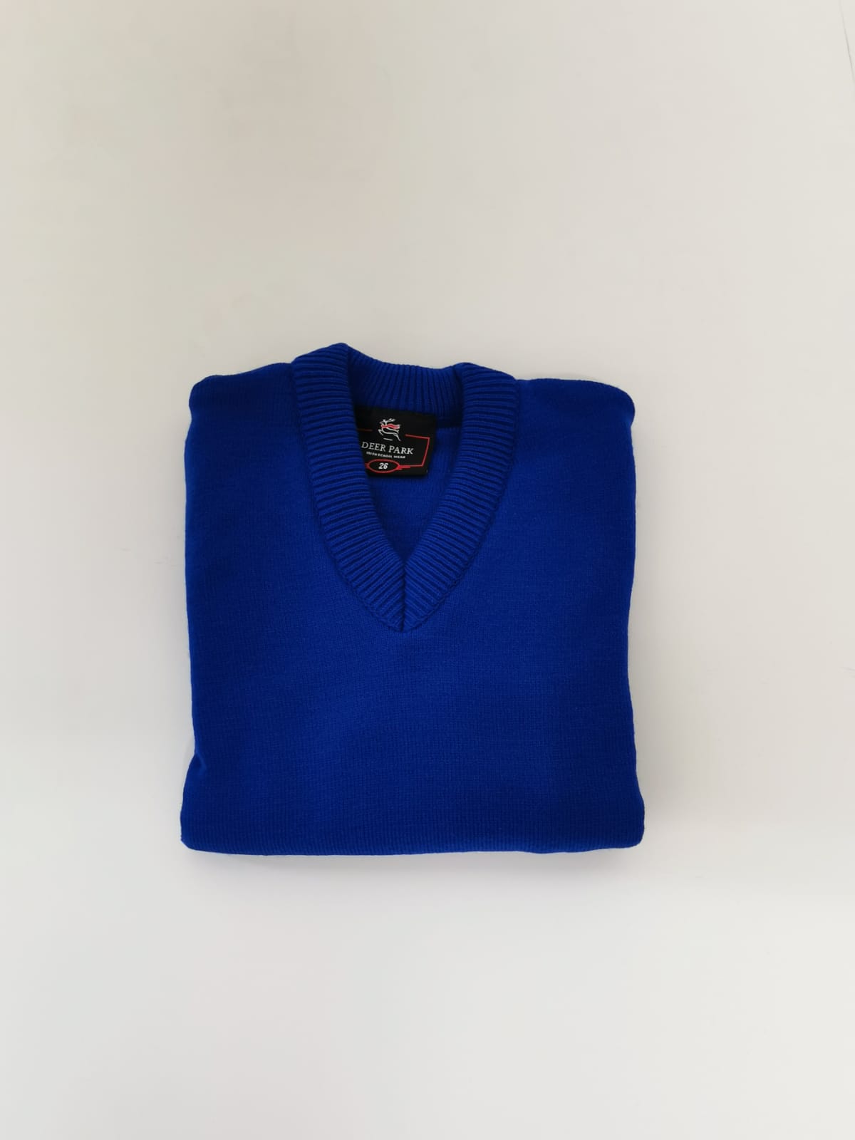 royal plain v neck school jumpe