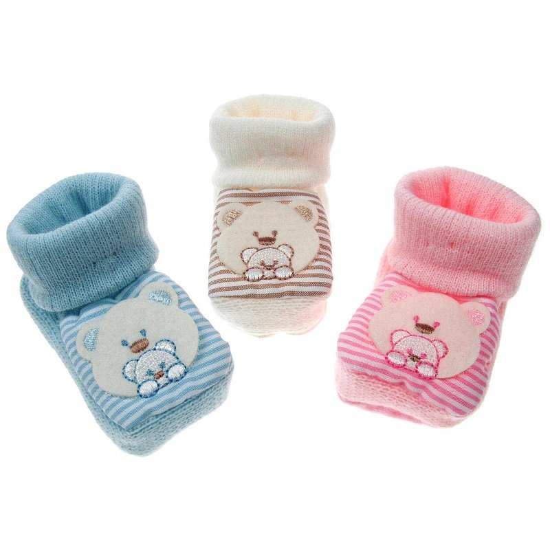 Soft Touch ACRYLIC BABY BOOTEES