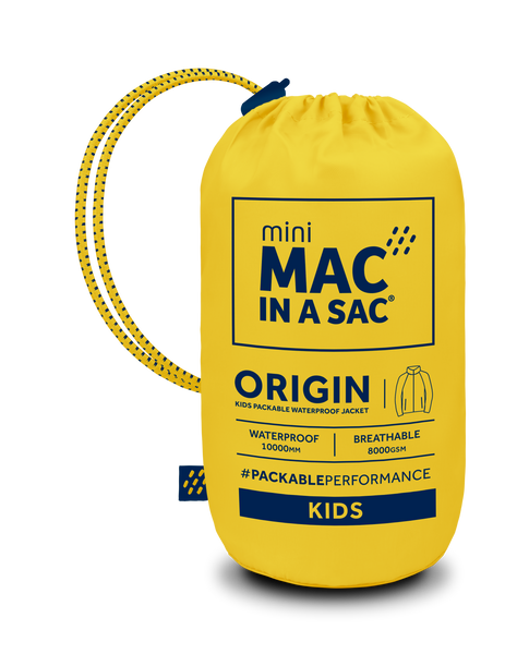 Mac In A Sac Kids Jacket - Yellow