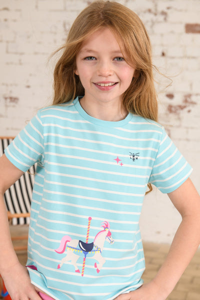 Little Lighthouse Causeway Short Sleeve - Carousel Horse