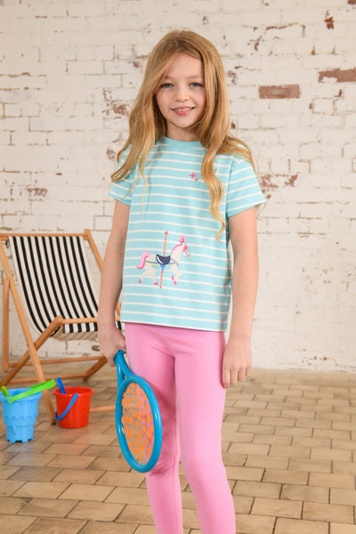 Little Lighthouse Causeway Short Sleeve - Carousel Horse