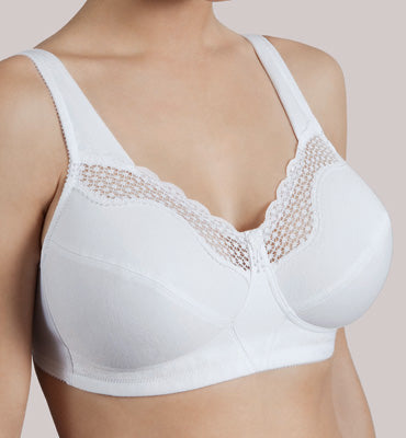 Naturana EVERY DAY Soft Non Wired Bra White 5166 – Charles Fay