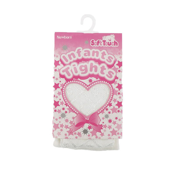 Infants Cream Tights  T33W Soft Touch