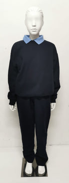  school navy track suit top