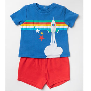 Baby Boys Rocket T-Shirt & Short Outfit W22560