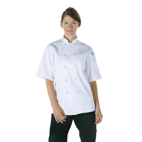 A372 Chef Works Unisex Volnay Chefs Jacket White