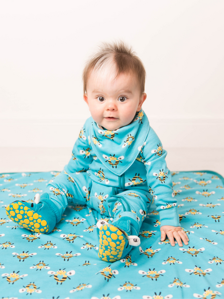 Blade & Rose Buzzy Bee Zip Up Romper 200009