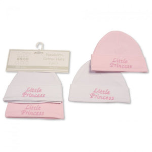 BABY  GIRL HATS 2-PACK - LITTLE PRINCESS BW-0503-0473