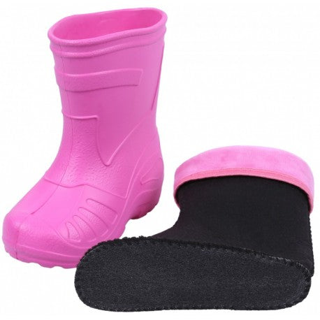 girls  pink wellies