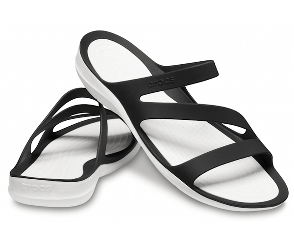 Crocs Womens  Swiftwater Sandal 203998  Black/White