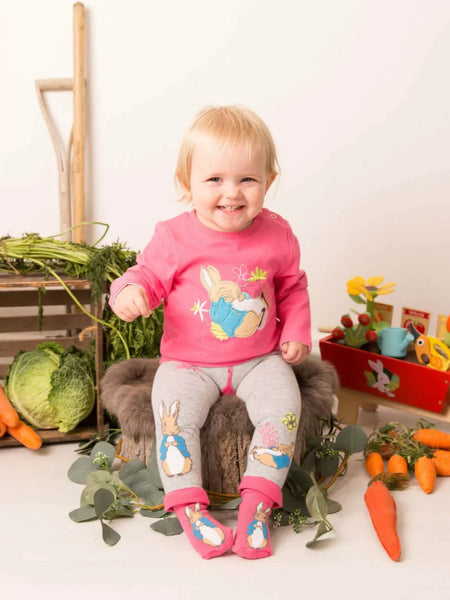 Blade & Rose Peter Rabbit Floral Leggings Pink
