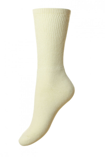 Ladies Diabetic Sock - Cotton - HJ1351