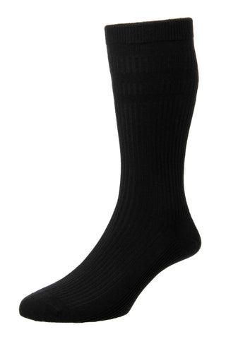 EXTRA WIDE LADIES Cotton Softop® Socks HJ191H