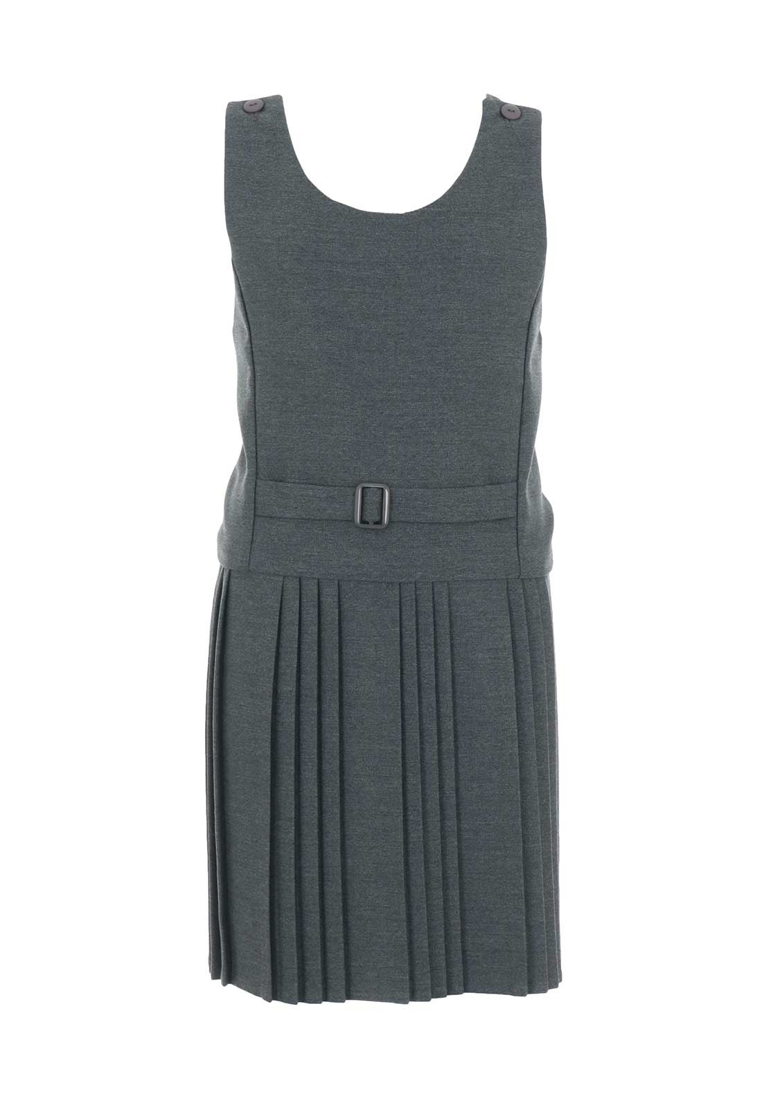 Girls Grey School Pinafore  style 264