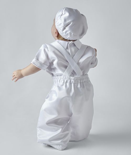 Sevva Boys 3 Piece Christening Outfit - Kevin White