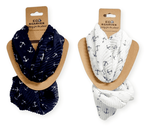 Anchor Magnetic Crinkle Scarf  2 ASST  RC22123