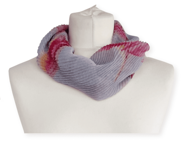 Feather Crinkle Magnetic Scarf 3 ASST RC22172